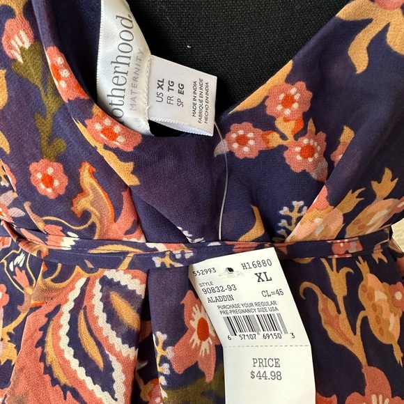 Motherhood Maternity Floral Dress - Picture 2 of 3